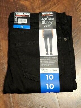 Kirkland Signature High-Rise Skinny Jean - Black